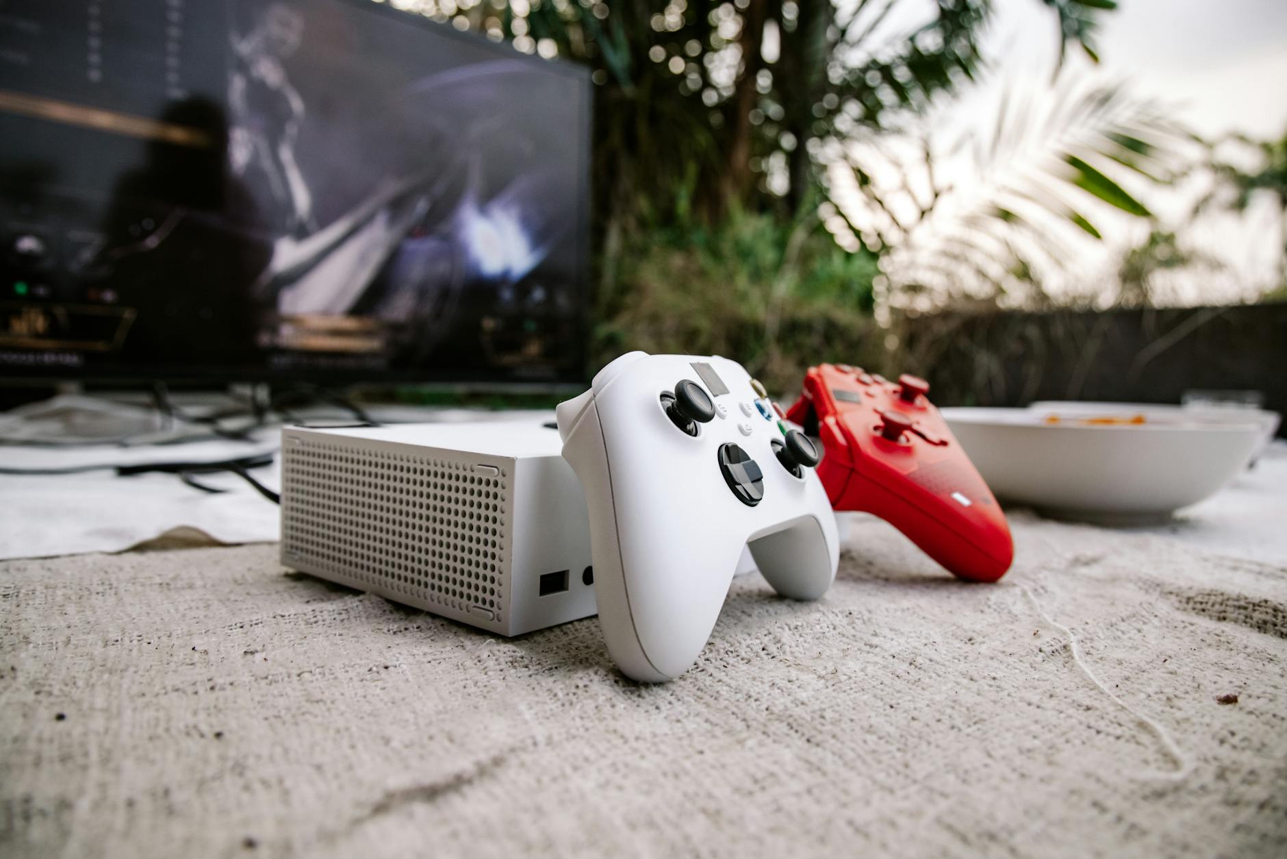 Modern gaming console and controller setup representing Xbox gaming platform
