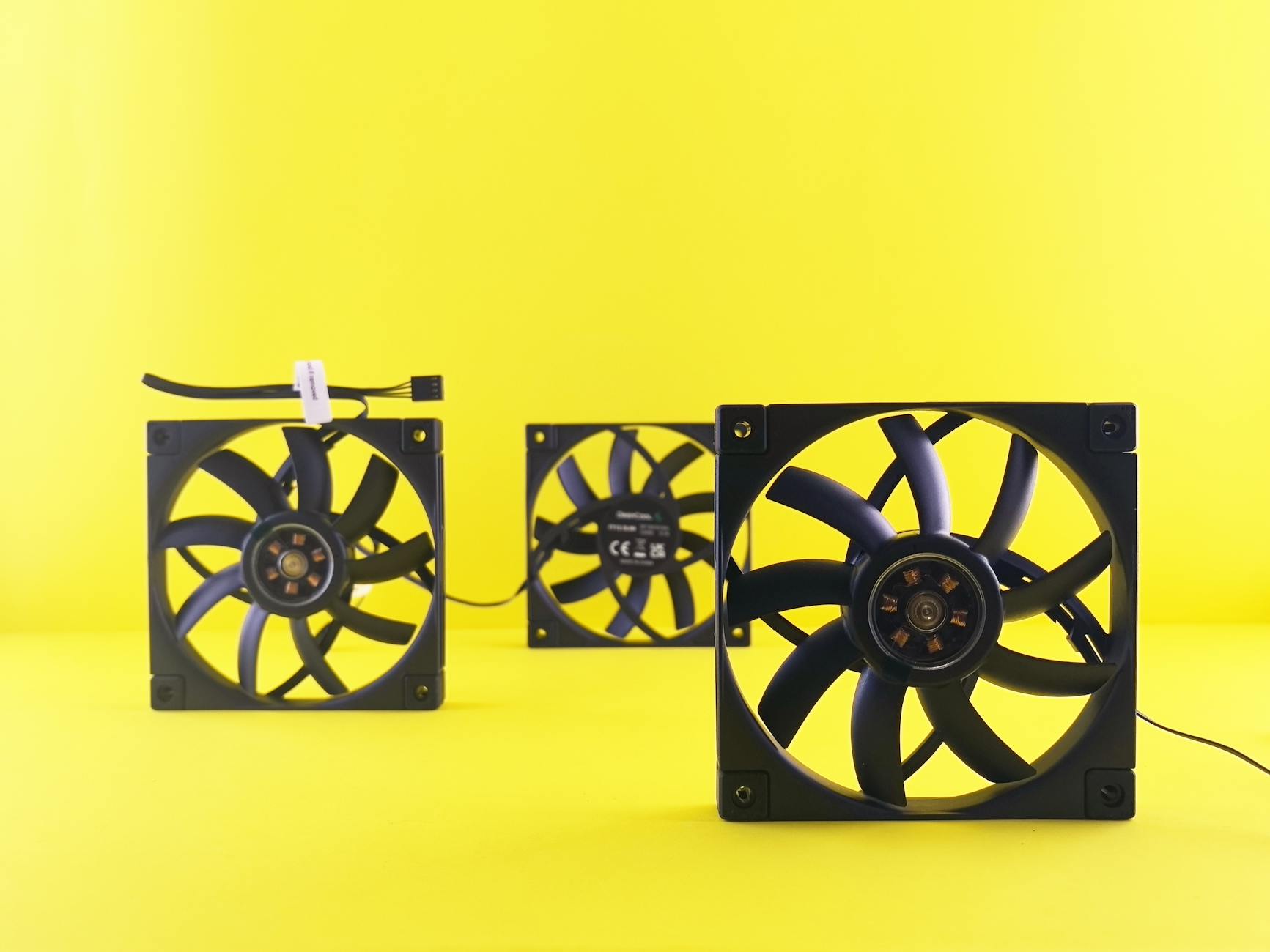 PC cooling fan and heatsink system showing thermal management components