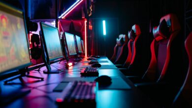 High-end gaming PC setup with RGB lighting representing modern GPU hardware
