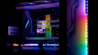 Asus ROG Strix B850-F Gaming WiFi motherboard on a test bench setup
